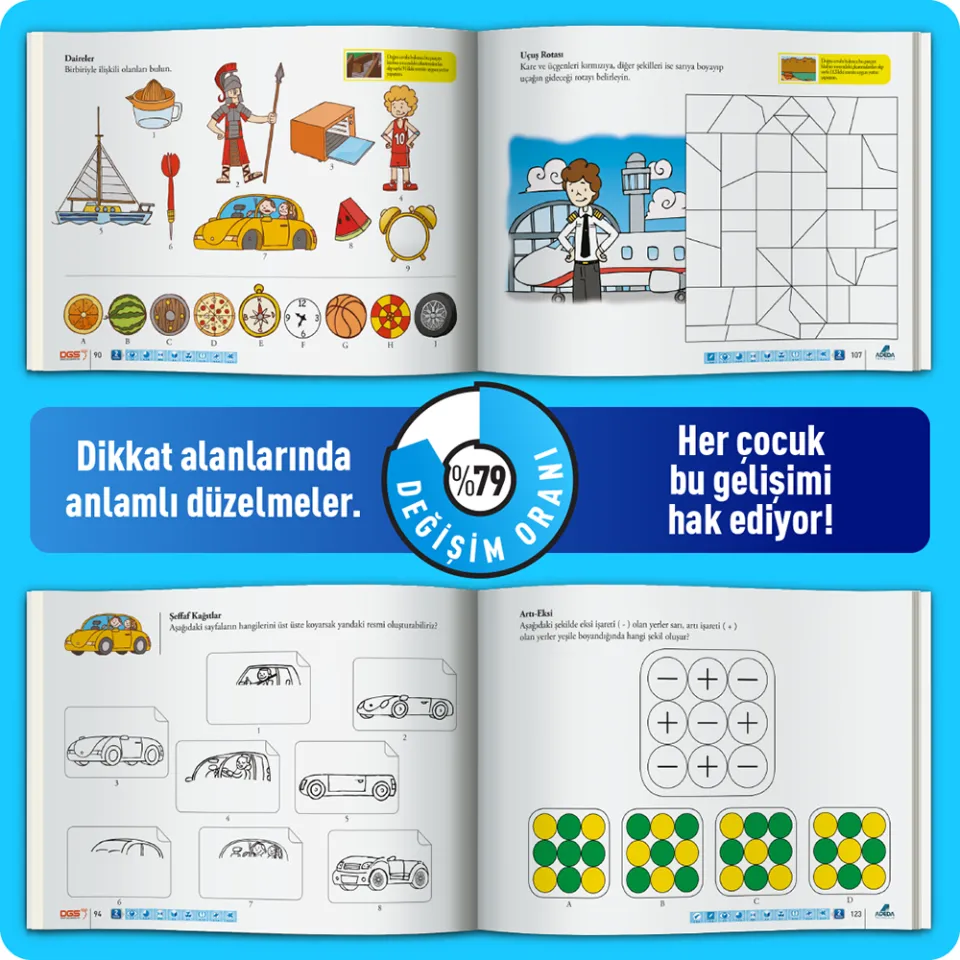 Dikkat Güçlendirme Seti Mixt 6-7 Yaş