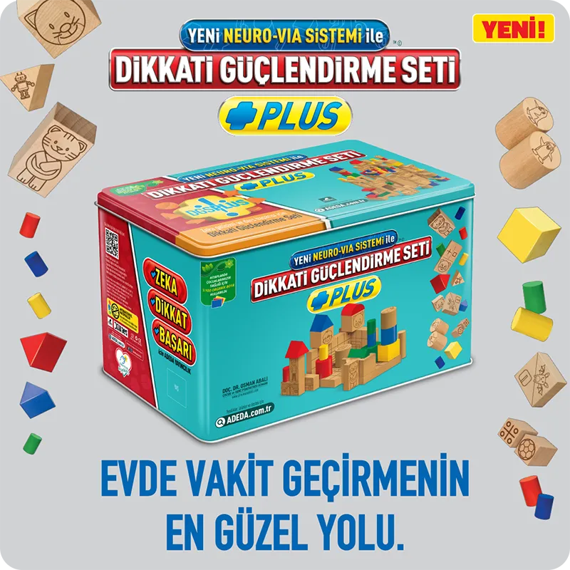 Dikkati Güçlendirme Seti Plus 3 Yaş