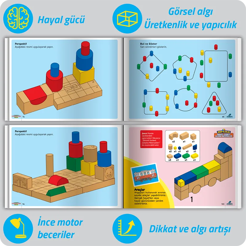 Dikkati Güçlendirme Seti Plus 3 Yaş