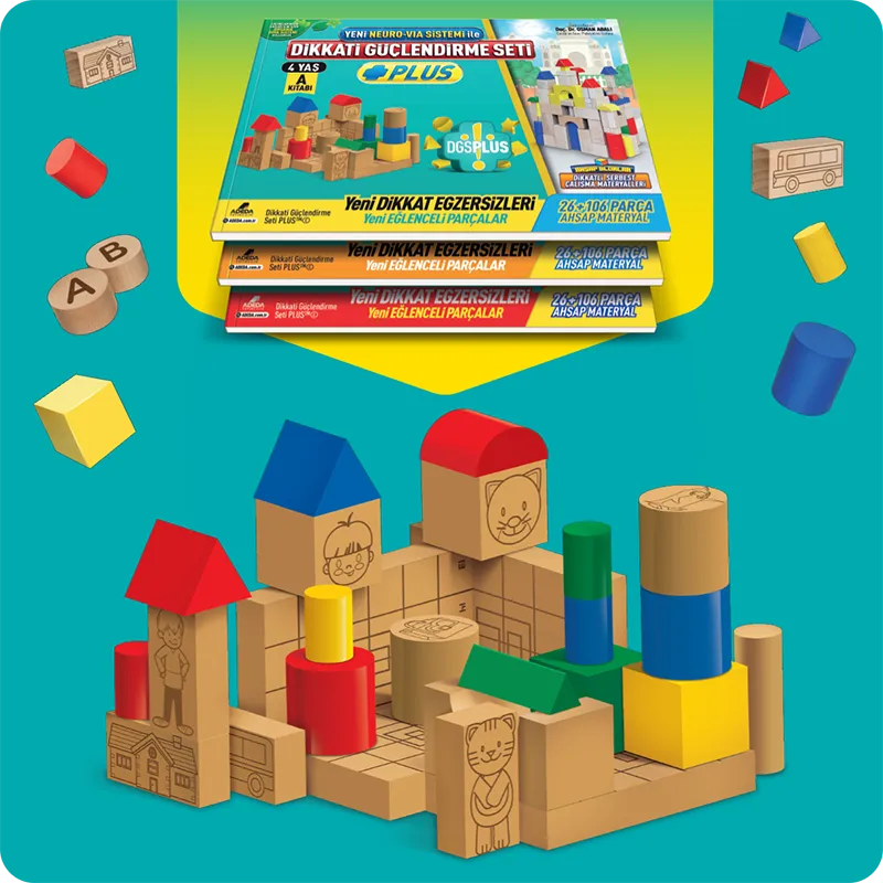 Dikkati Güçlendirme Seti Plus 4 Yaş