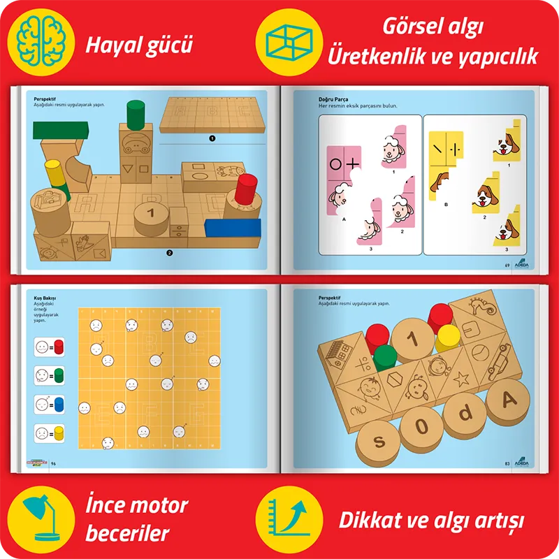 Dikkati Güçlendirme Seti Plus 5 Yaş