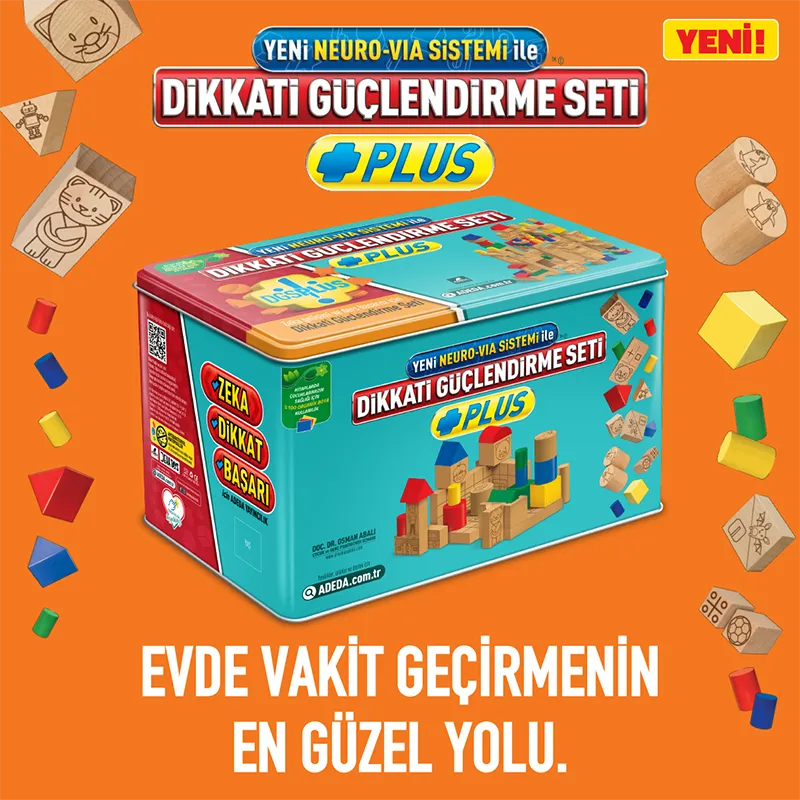 Dikkati Güçlendirme Seti Plus 7 Yaş