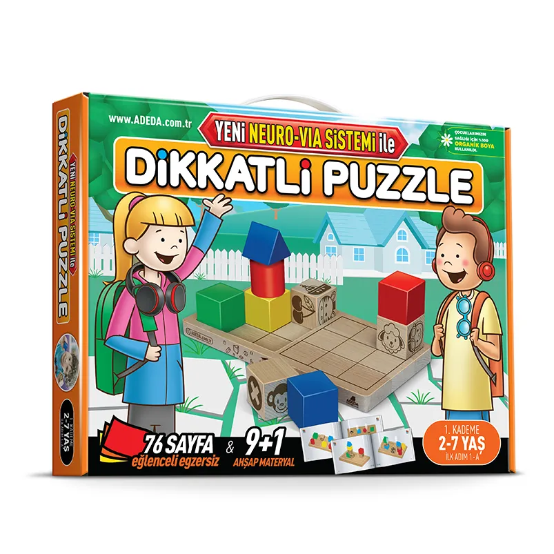 Dikkatli Puzzle İlk Adım 2 - 7 Yaş