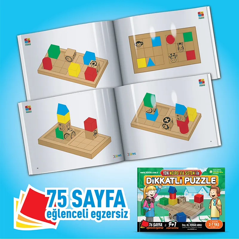 Dikkatli Puzzle İlk Adım 2 - 7 Yaş