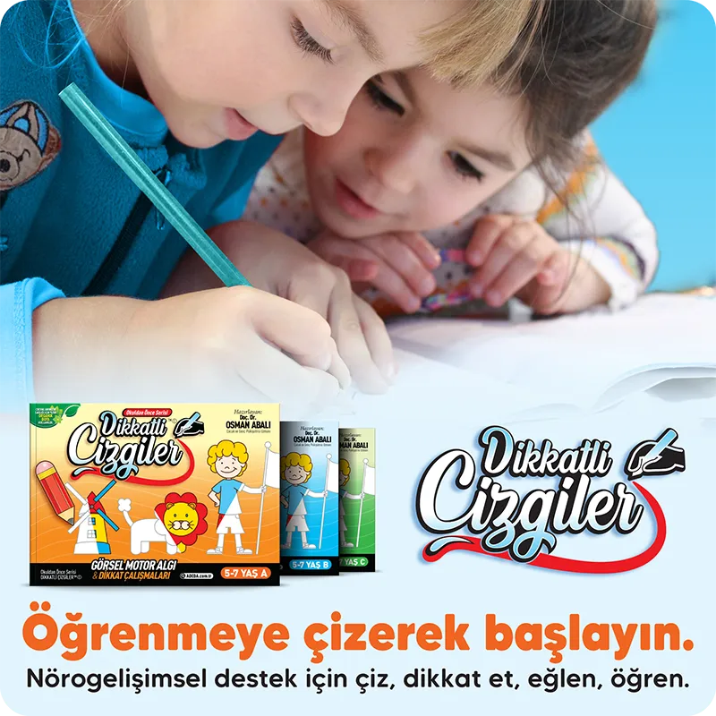 Okuldan Önce Serisi-Dikkatli Çizgiler