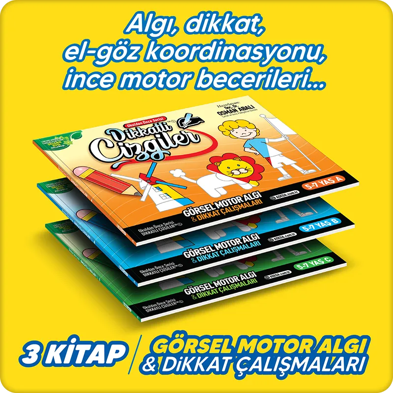 Okuldan Önce Serisi-Dikkatli Çizgiler