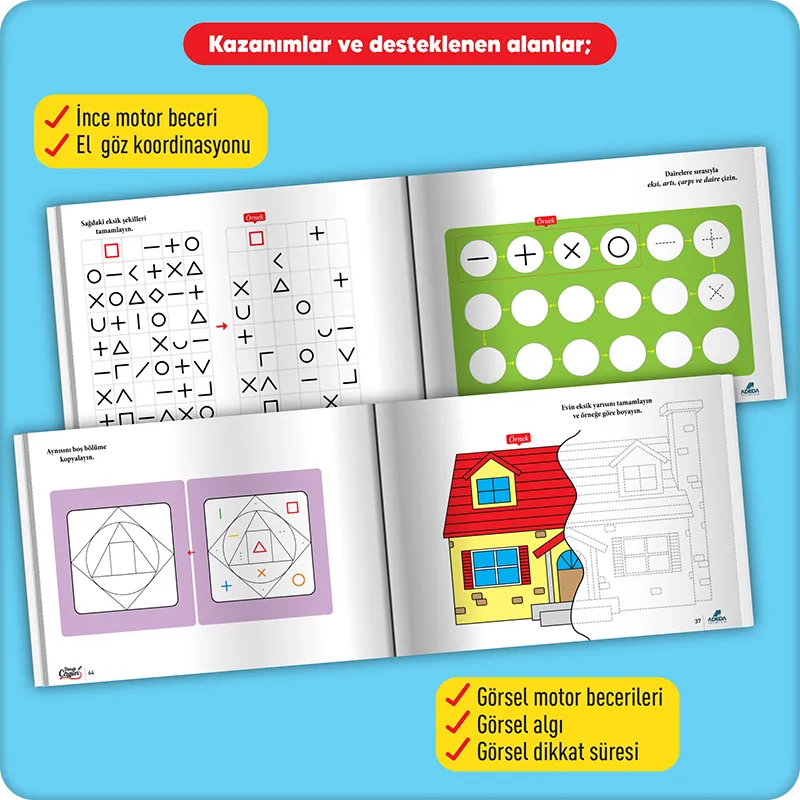 Okuldan Önce Serisi-Dikkatli Çizgiler