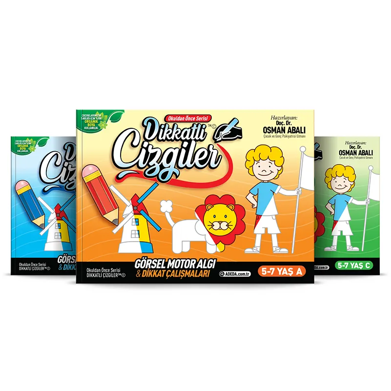 Okuldan Önce Serisi-Dikkatli Çizgiler