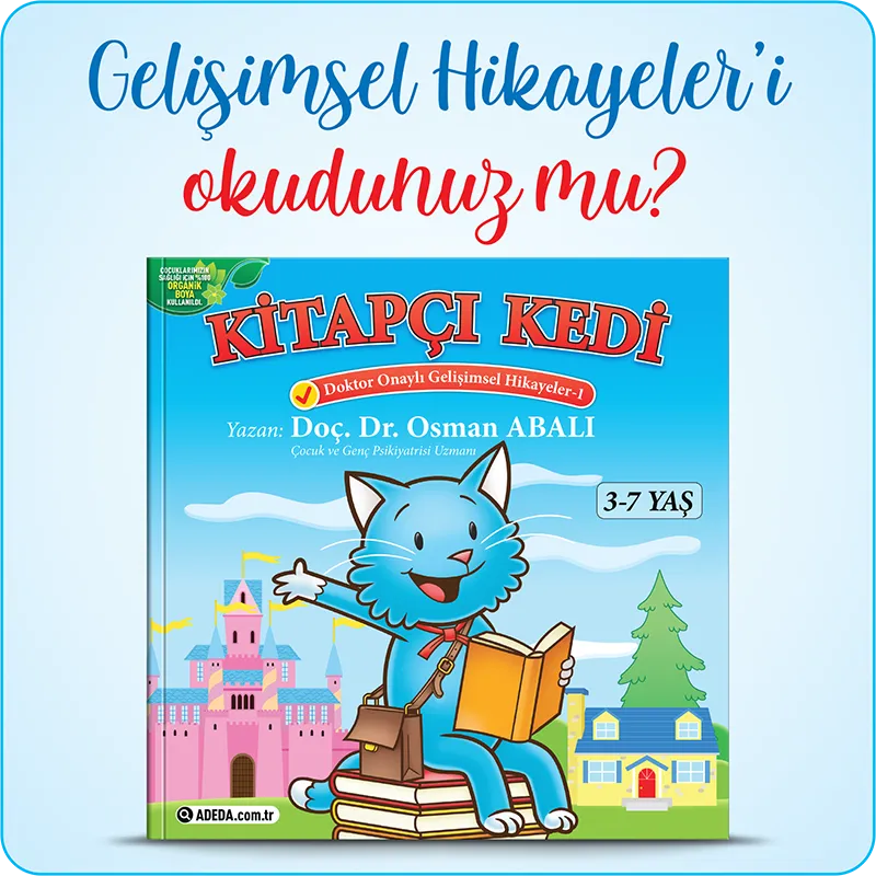 KİTAPÇI KEDİ - DOKTOR ONAYLI GELİŞİMSEL HİKAYELER SERİSİ 1