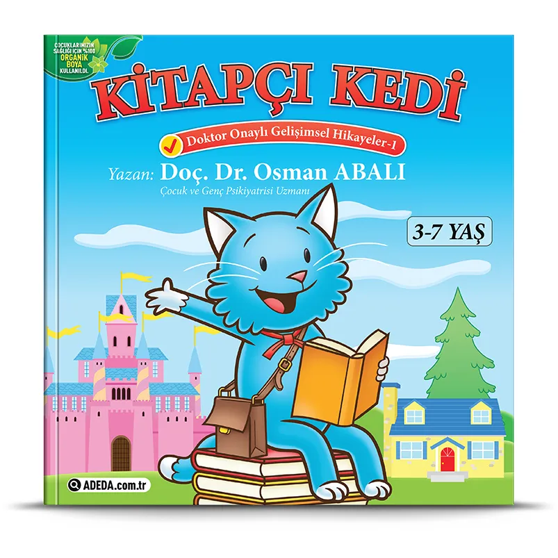 KİTAPÇI KEDİ - DOKTOR ONAYLI GELİŞİMSEL HİKAYELER SERİSİ 1