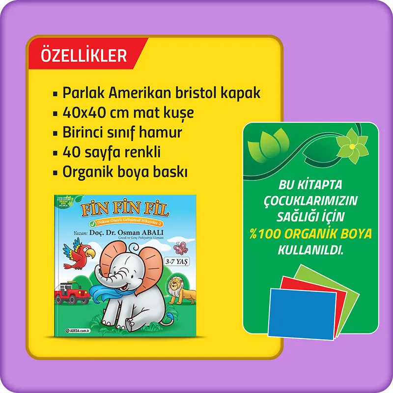 FİN FİN FİL - DOKTOR ONAYLI GELİŞİMSEL HİKAYELER SERİSİ 2