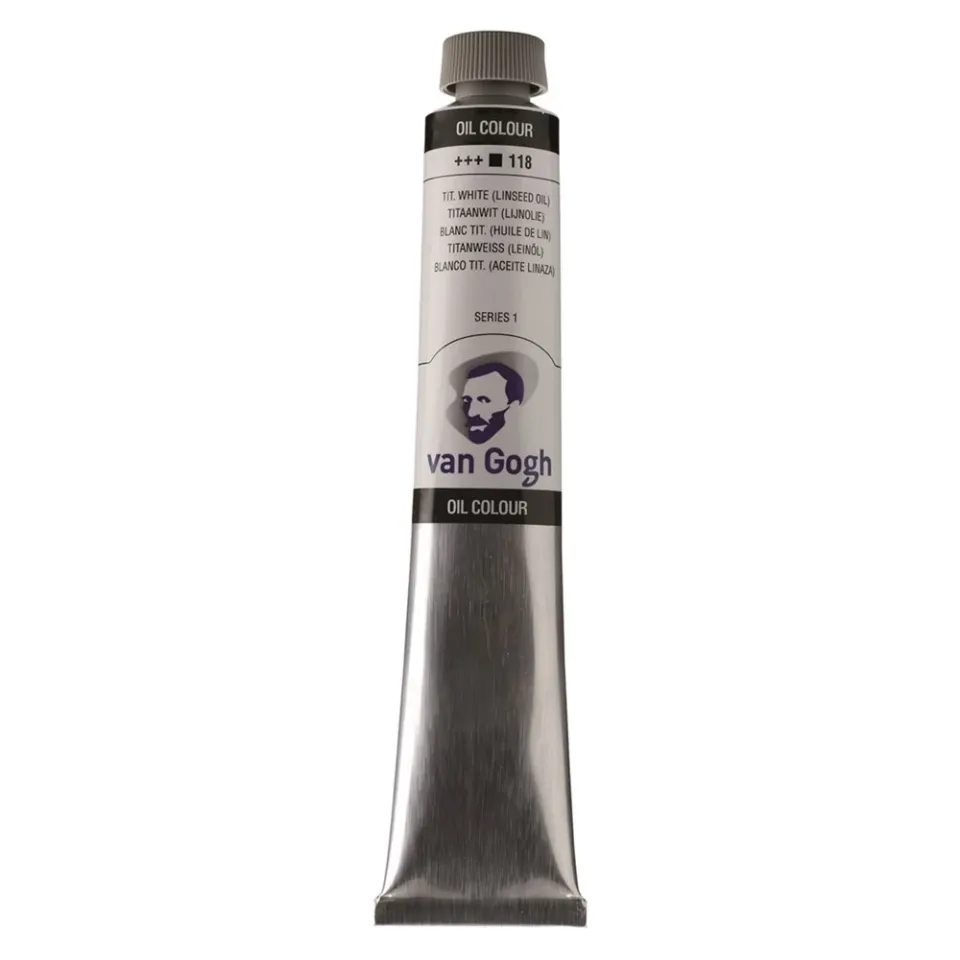 Talens Van Gogh Yağlıboya 200ml 118 Titanium White (Linseed Oil)