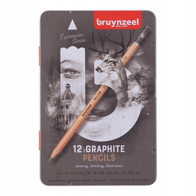 Bruynzeel Expression Graphite Kalem 12’li Set