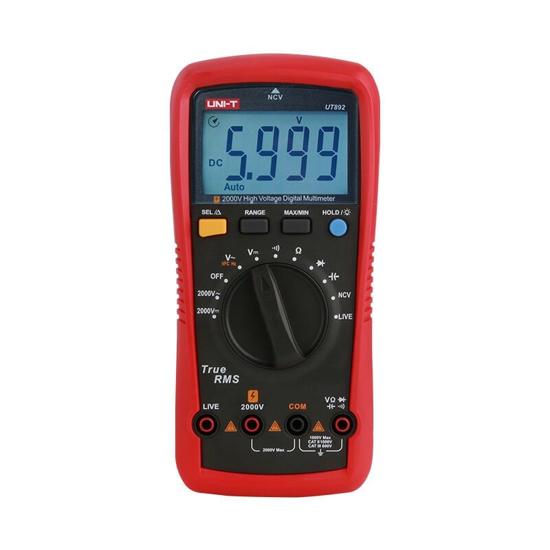 UT892 2000V AC/DC Yüksek Voltajlı Dijital Multimetre