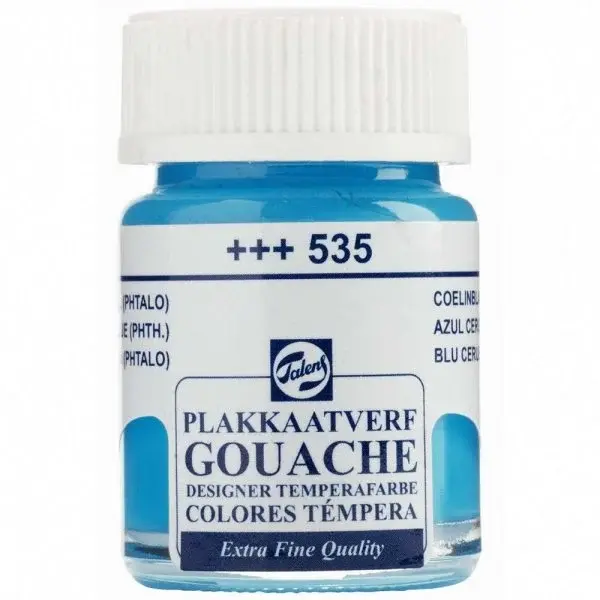 Talens Guaj Boya 16ml 535 Cerulean Blue (Phthalo)