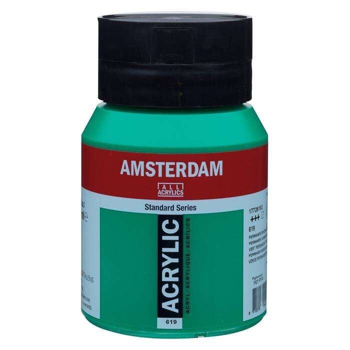 Talens Amsterdam Akrilik Boya 500ml 619 Perm. Green Deep