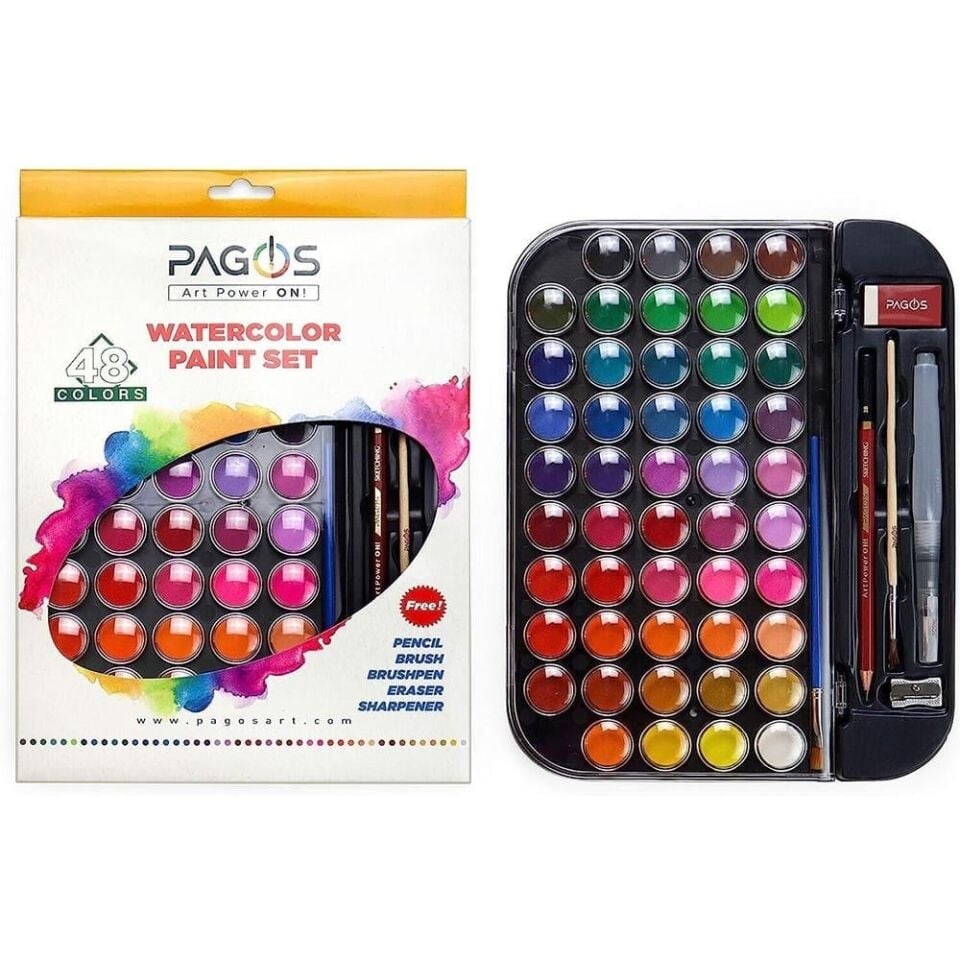 Pagos Suluboya Seti 48 Renk