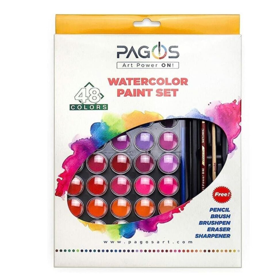 Pagos Suluboya Seti 48 Renk