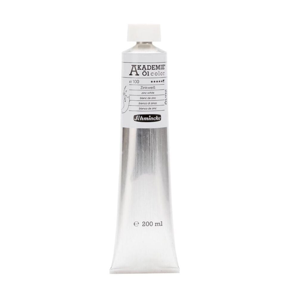 Schmincke Akademie Öl Color Yağlı Boya 200 ml Seri 1 100 Zinc White