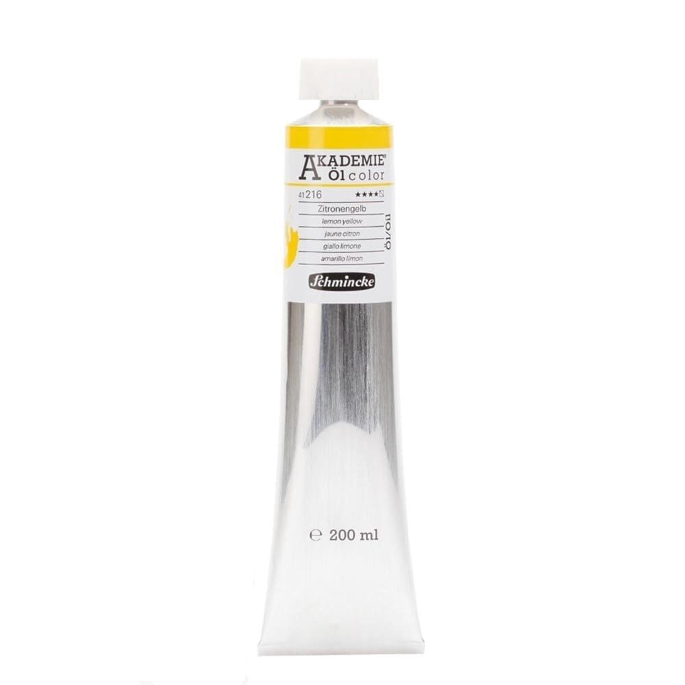 Schmincke Akademie Öl Color Yağlı Boya 200 ml Seri 1 216 Lemon Yellow