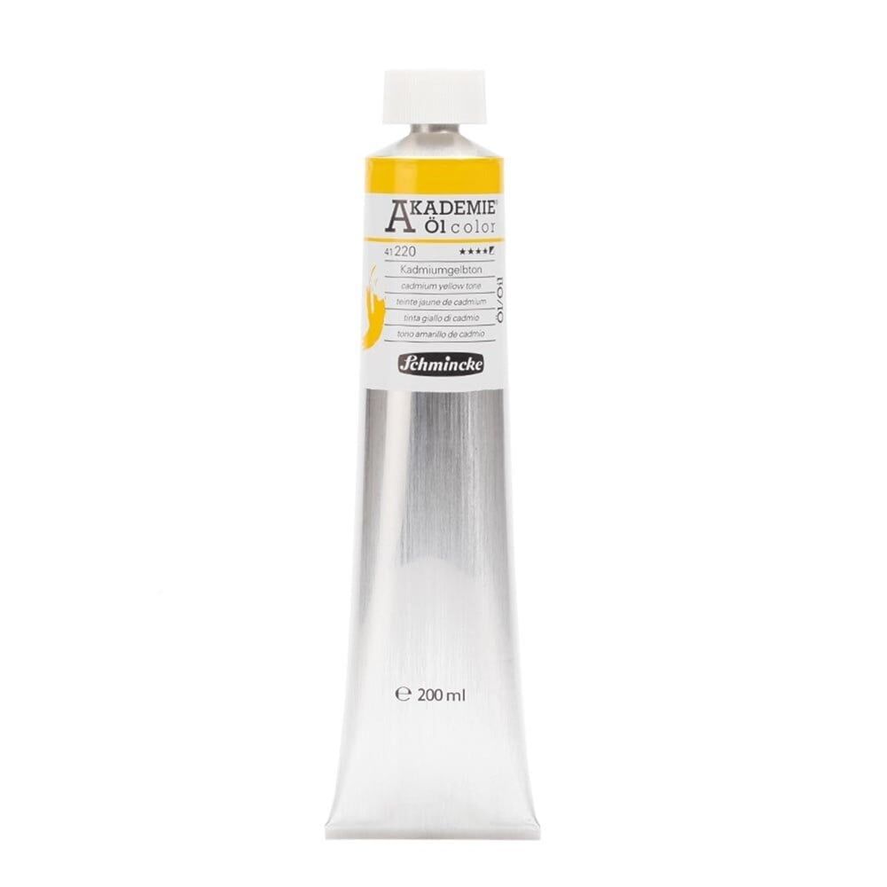 Schmincke Akademie Öl Color Yağlı Boya 200 ml Seri 1 220 Cadmium Yellow Hue