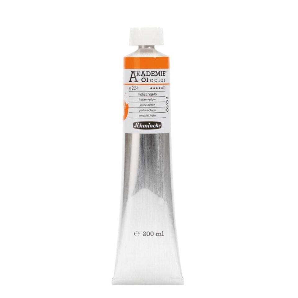 Schmincke Akademie Öl Color Yağlı Boya 200 ml Seri 1 224 Indian Yellow