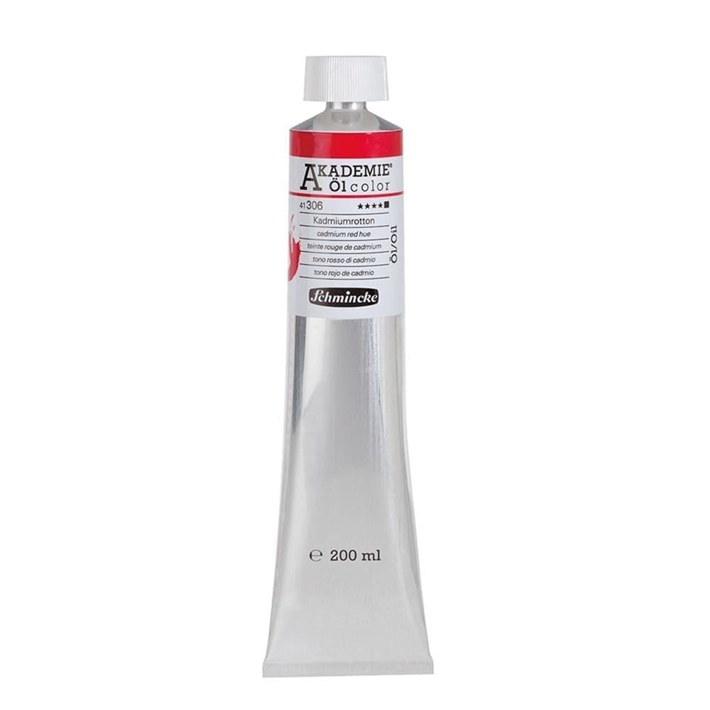 Schmincke Akademie Öl Color Yağlı Boya 200 ml Seri 1 306 Cadmium Red Hue