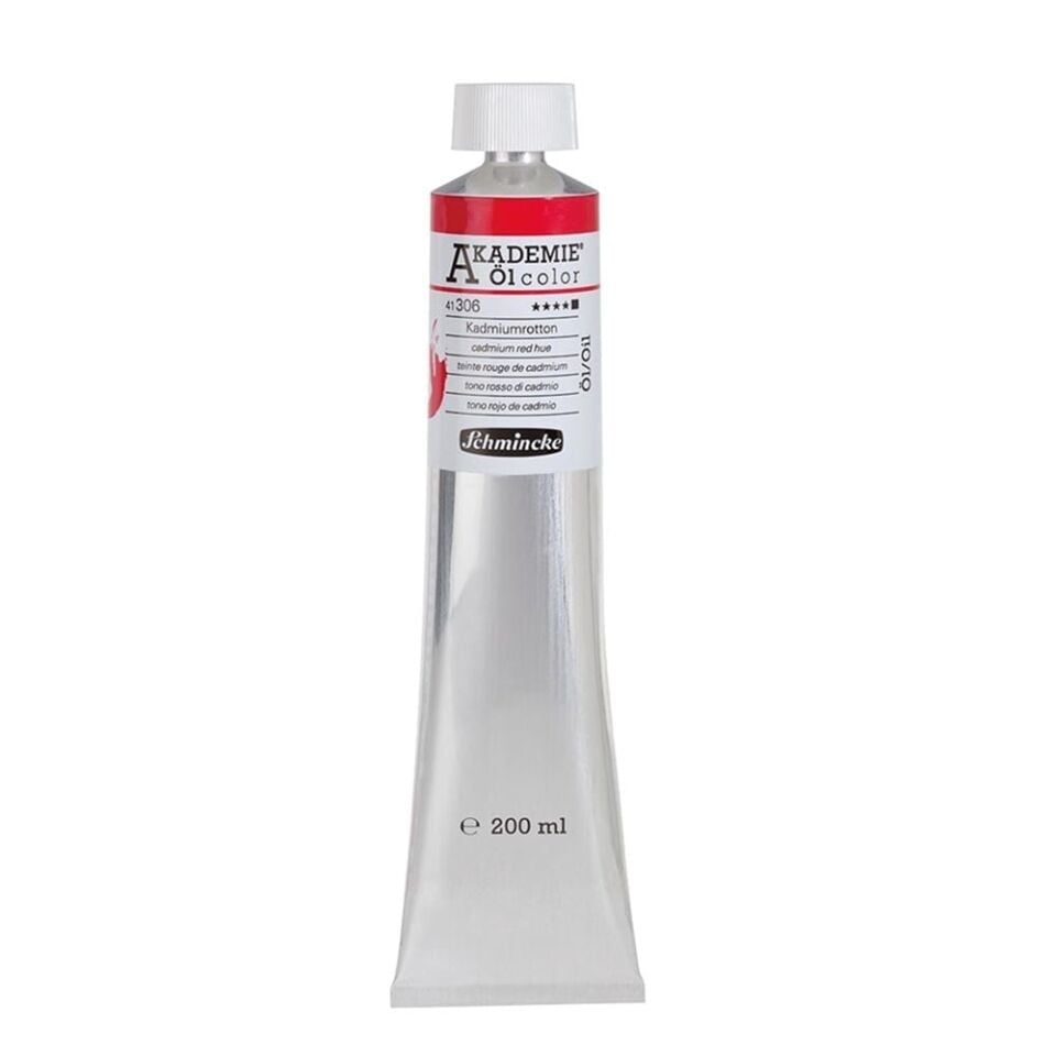 Schmincke Akademie Öl Color Yağlı Boya 200 ml Seri 1 306 Cadmium Red Hue