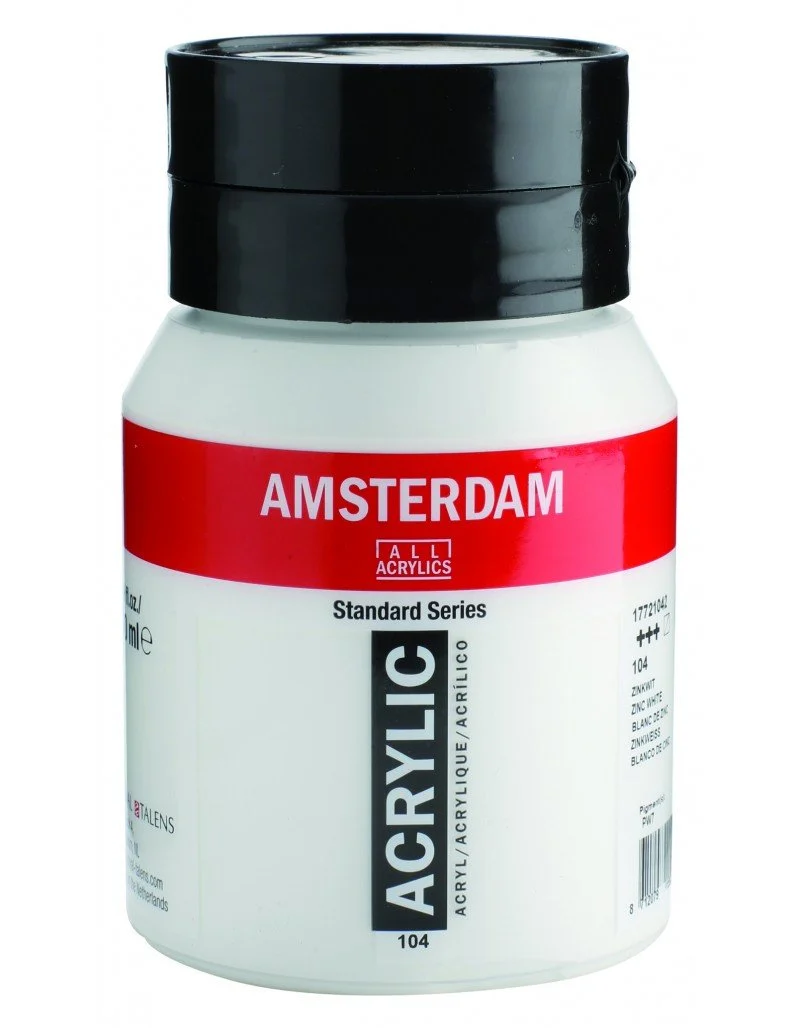 Talens Amsterdam Akrilik Boya 500 Ml 104 Zinch White
