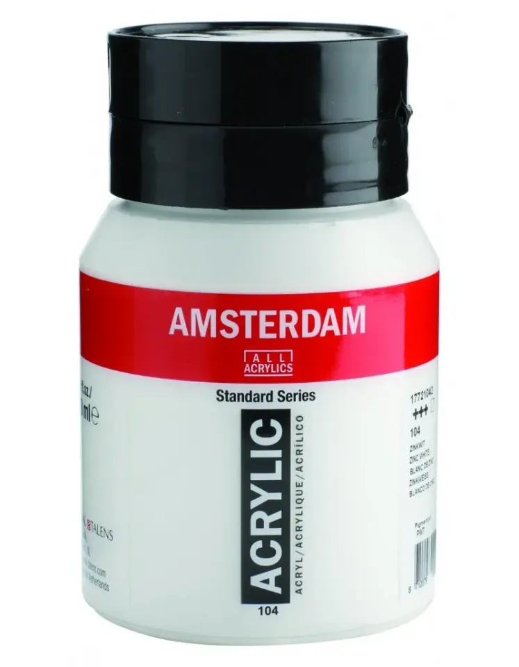 Talens Amsterdam Akrilik Boya 500 Ml 104 Zinch White