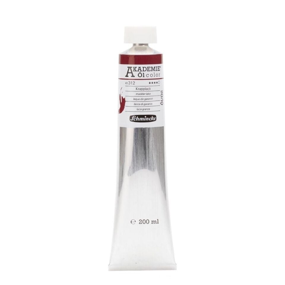 Schmincke Akademie Öl Color Yağlı Boya 200 ml Seri 1 312 Madder Lake