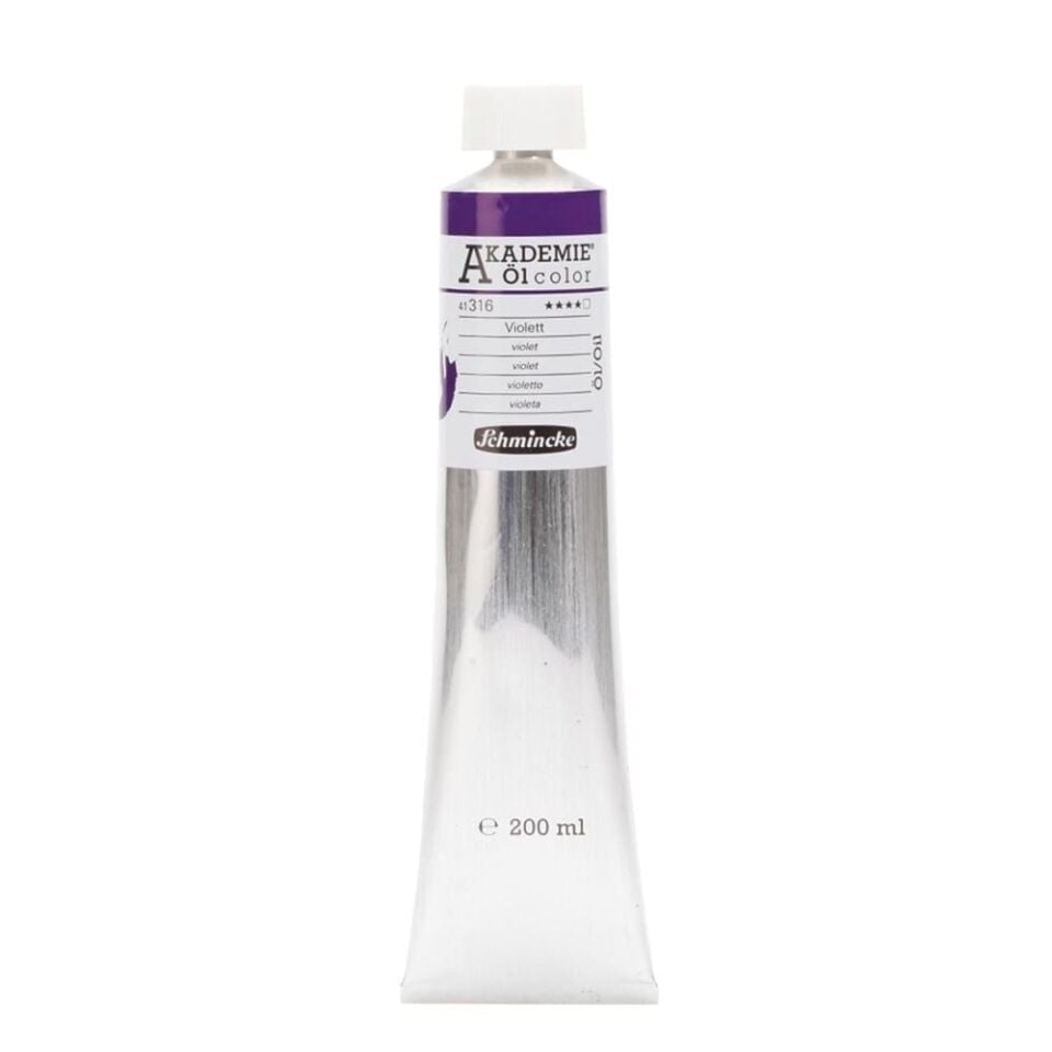 Schmincke Akademie Öl Color Yağlı Boya 200 ml Seri 1 316 Violet