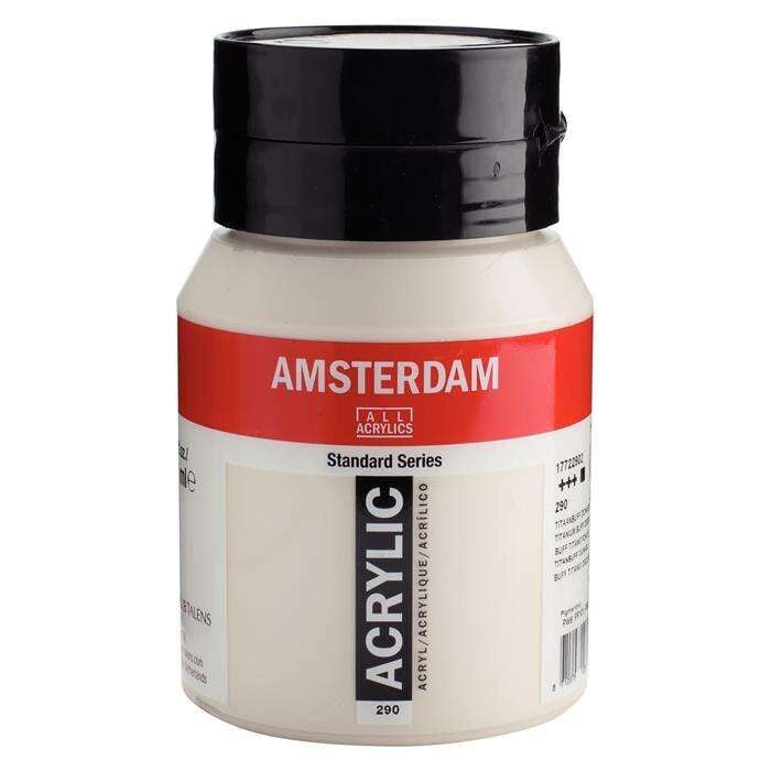 Talens Amsterdam Akrilik Boya 500ml 290 Titanium Buff Deep