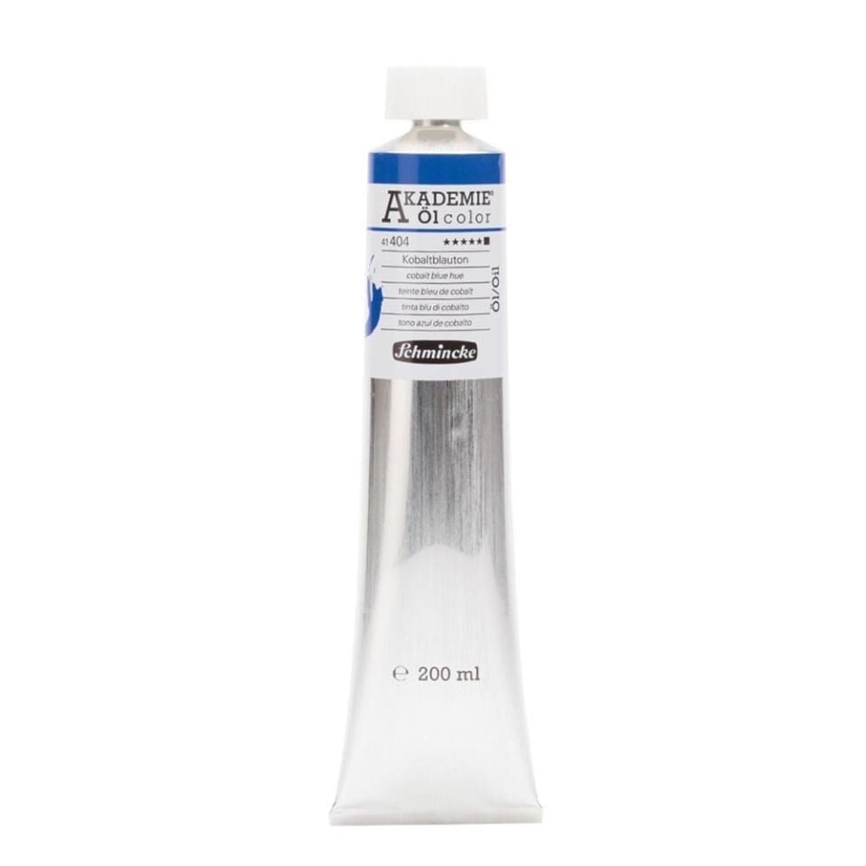 Schmincke Akademie Öl Color Yağlı Boya 200 ml Seri 1 404 Cobalt Blue Hue