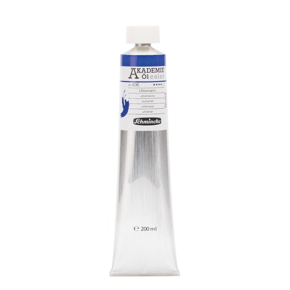 Schmincke Akademie Öl Color Yağlı Boya 200 ml Seri 1 406 Ultramarine