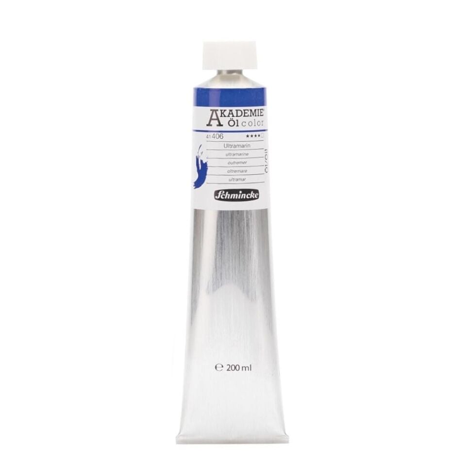 Schmincke Akademie Öl Color Yağlı Boya 200 ml Seri 1 406 Ultramarine