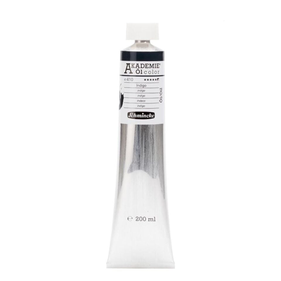 Schmincke Akademie Öl Color Yağlı Boya 200 ml Seri 1 410 Indigo