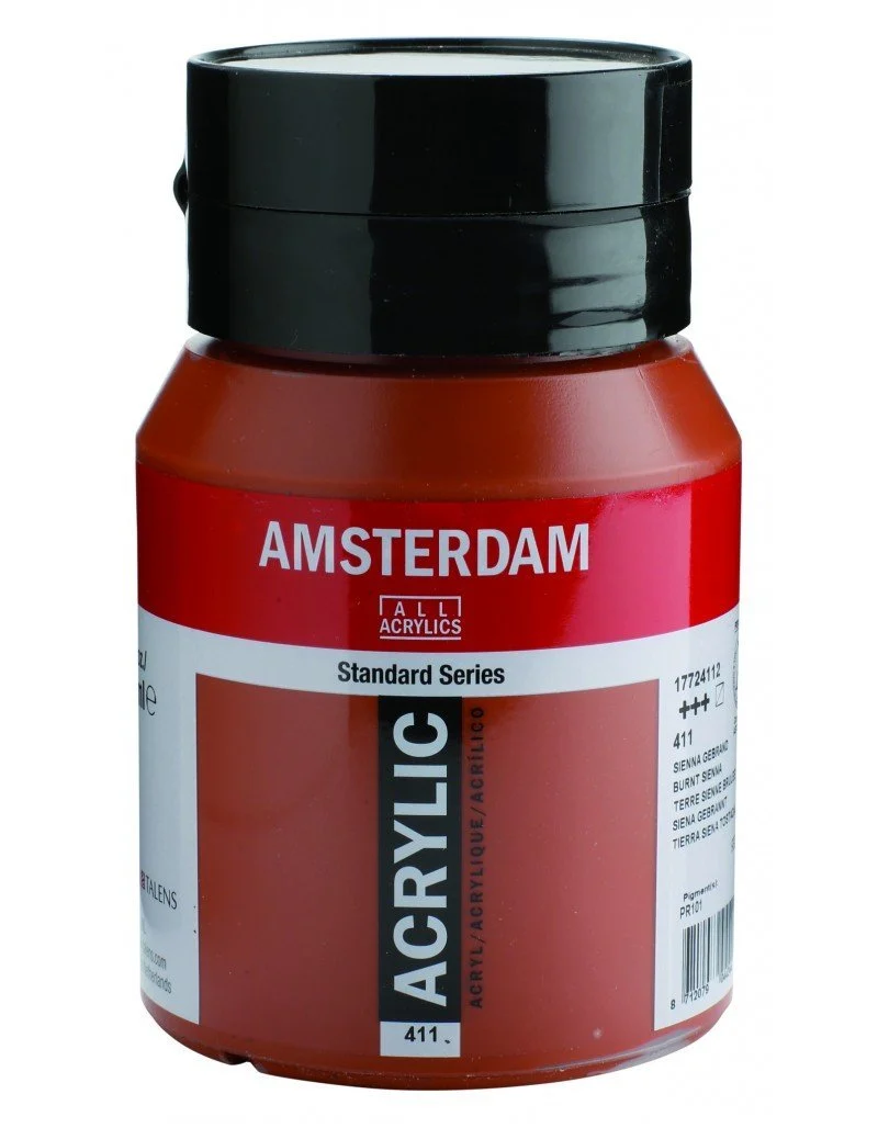 Talens Amsterdam Akrilik Boya 500ml 411 Burnt Sienna