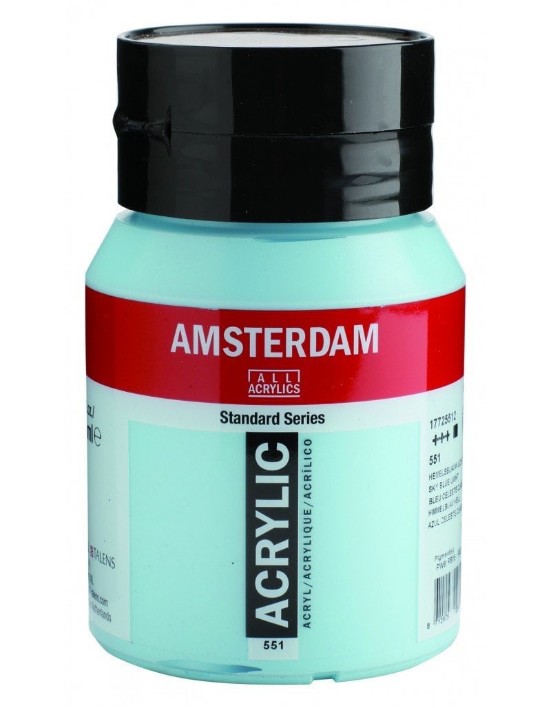Talens Amsterdam Akrilik Boya 500ml 551 Sky Blue Light