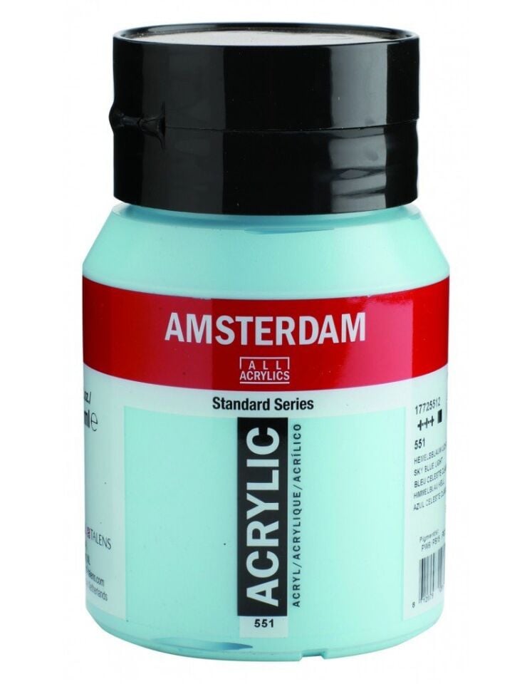 Talens Amsterdam Akrilik Boya 500ml 551 Sky Blue Light