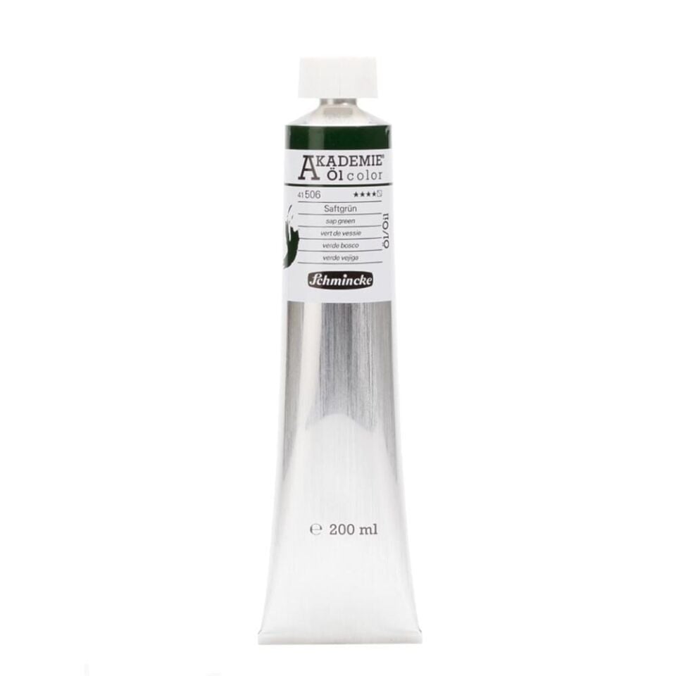 Schmincke Akademie Öl Color Yağlı Boya 200 ml Seri 1 506 Sap Green
