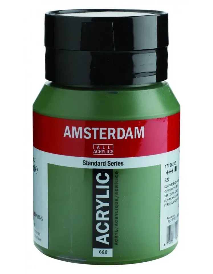 Talens Amsterdam Akrilik Boya 500ml 622 Olive Green Deep