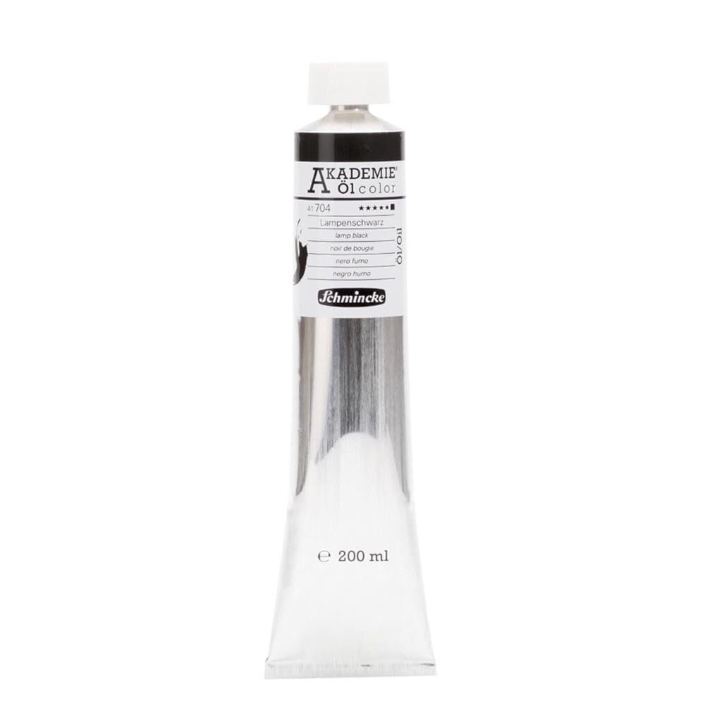 Schmincke Akademie Öl Color Yağlı Boya 200 ml Seri 1 704 Lamp Black