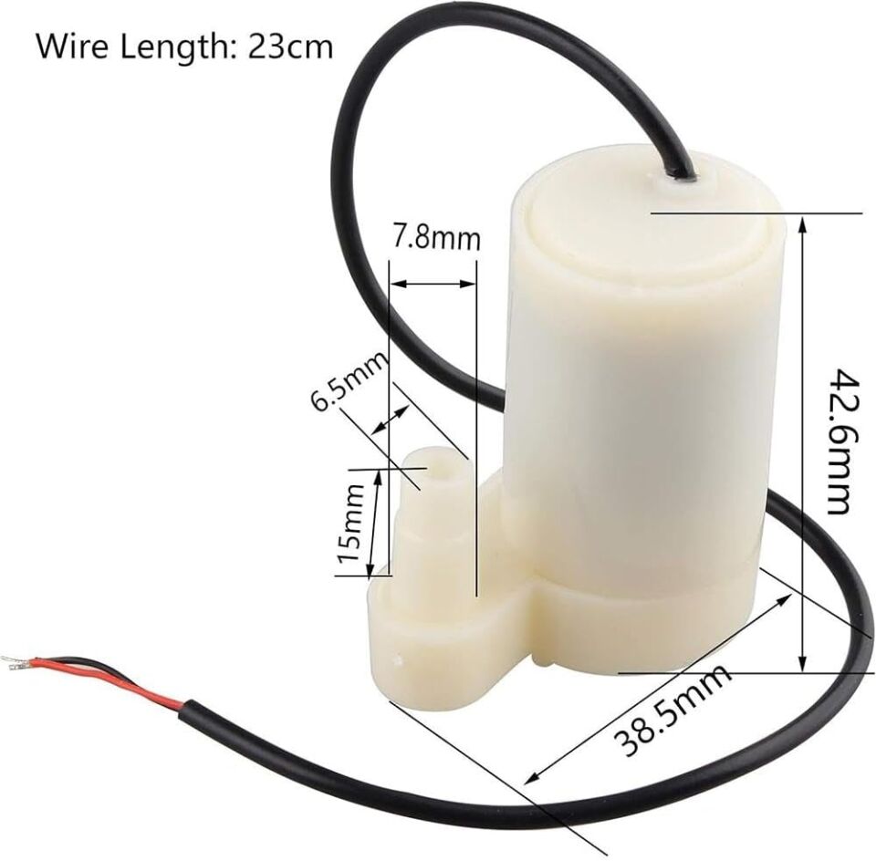 Arduino DS766 3-5 V 80-100L/H Mini Mikro Denizalti Su Pompası