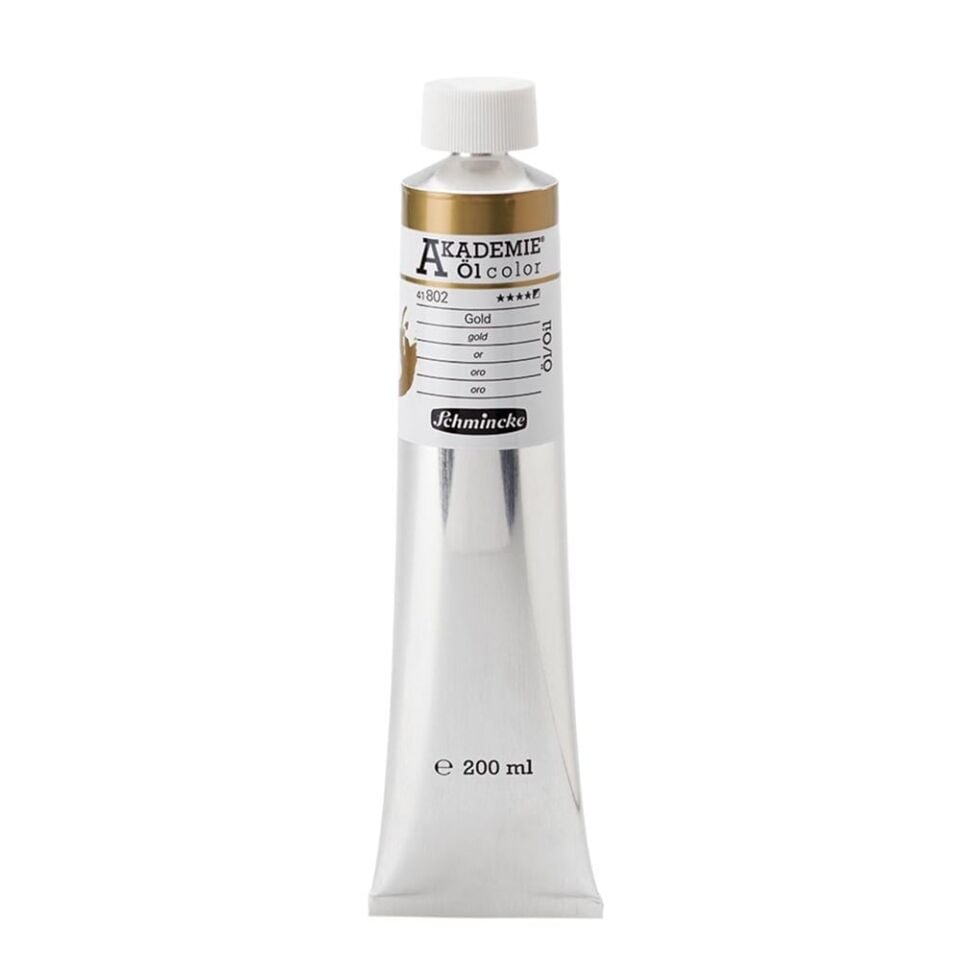 Schmincke Akademie Öl Color Yağlı Boya 200 ml Seri 2 802 Gold