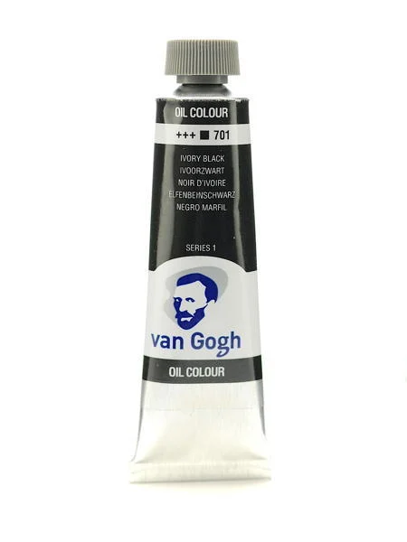 Talens Van Gogh Yağlı Boya 40 ml Seri 1 701 Ivory Black
