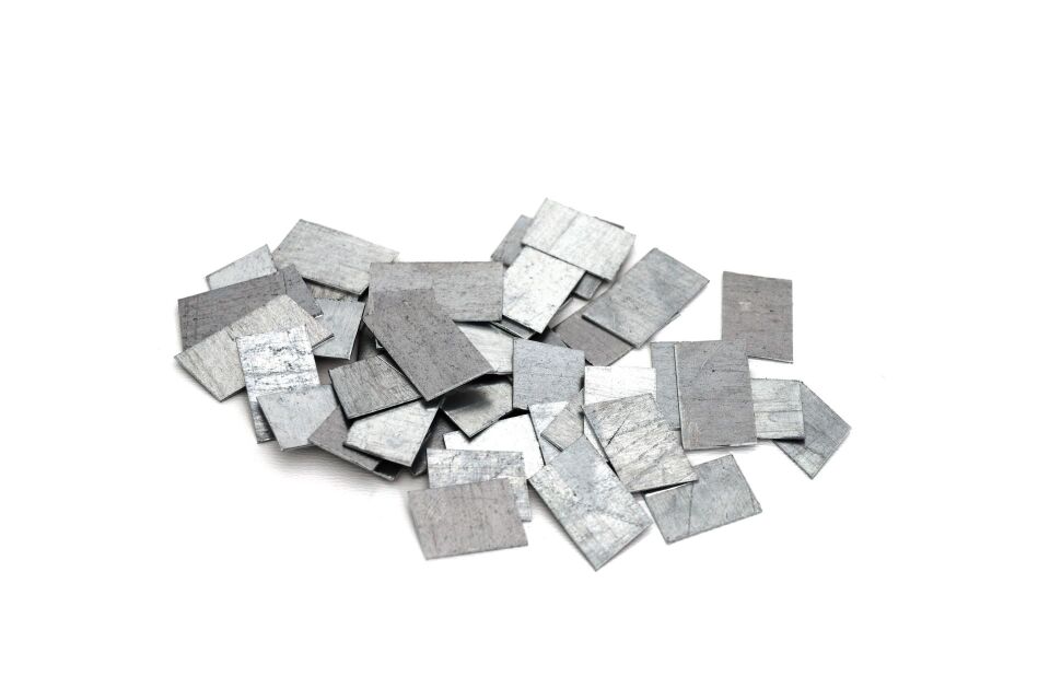 Alüminyum Parçaları (0.5X10X10) 100 Gr Amb.