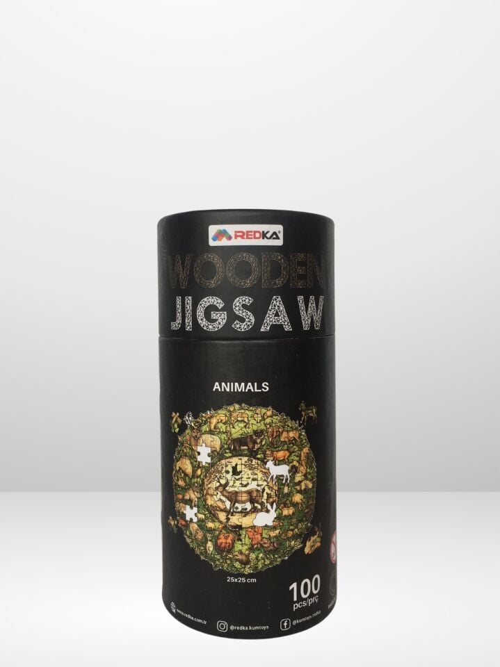 Redka Wooden Jigsaw Animals (Ahşap Puzzle)