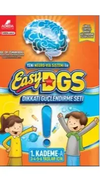 Adeda Yayıncılık Easy Dikkat Güçlendirme Seti 3-6 Yaş A Kitapçığı