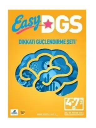 Adeda Yayıncılık Easy DGS Dikkati Güçlendirme 4-7 Yaş B Kitapçığı